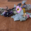 Trockenblumen mit Kräutern, weißem Salbei und Amethyst zum Räuchern  - Peace